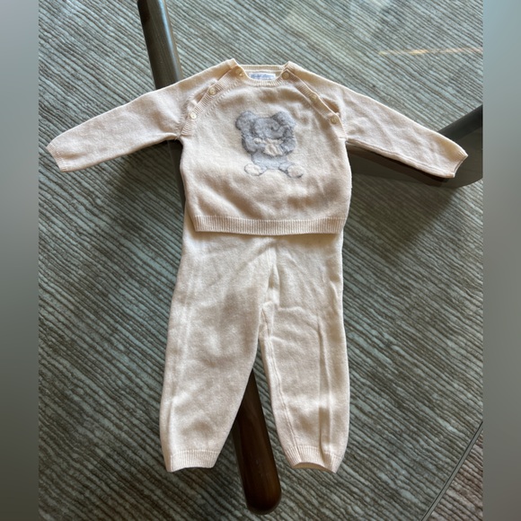 Ralph Lauren Cashmere Baby Set 12m with box